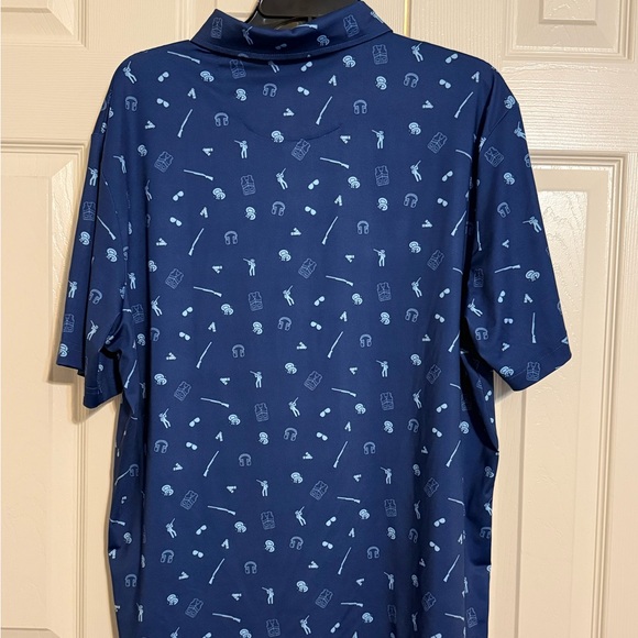 Men's Blue Sporting Clay Polo - Picture 2 of 3